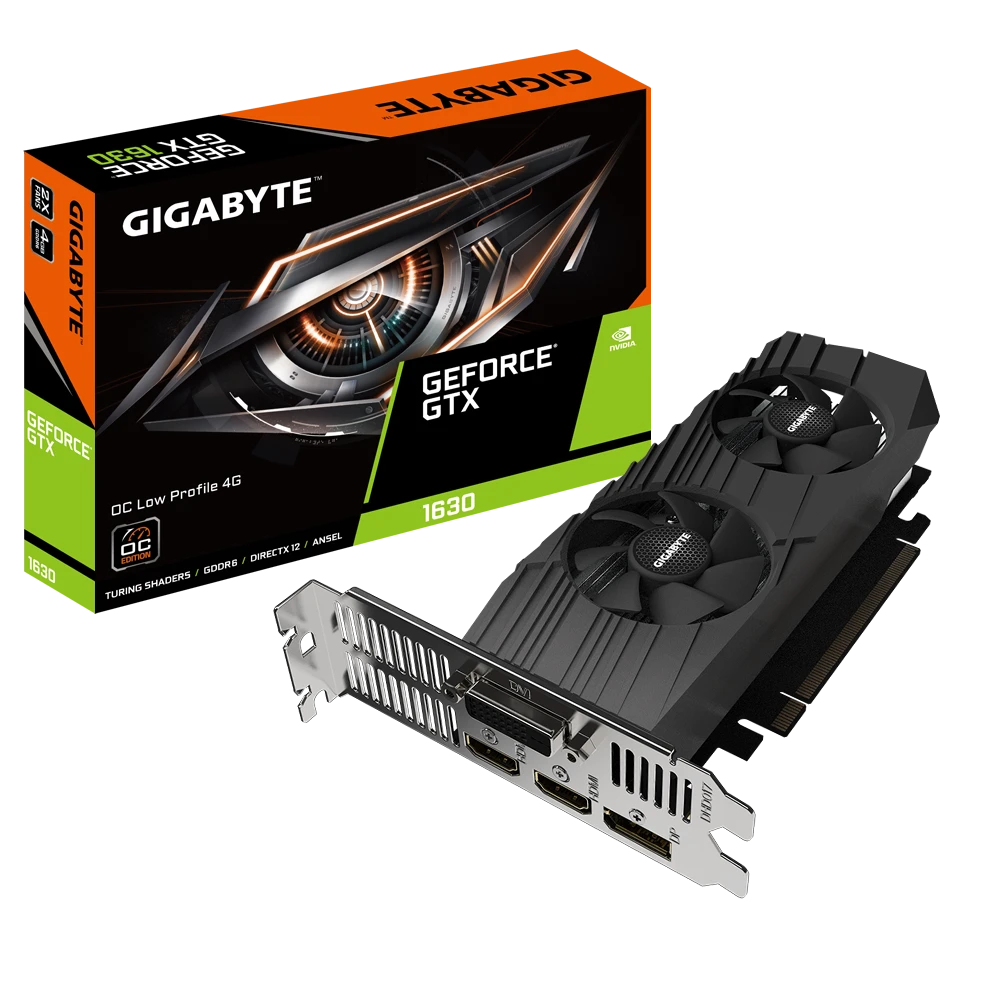 Gigabyte GeForce® GTX 1630 OC Low Profile 4G